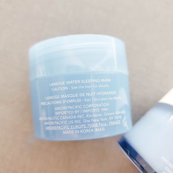 LANEIGE Water Sleep Mask & Water Bank Cream Set - Picture 2 of 3